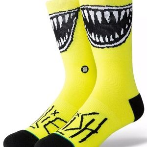 Stance USC Men’s Crew Socks Size L Large Maroon Yellow NWT 9-12